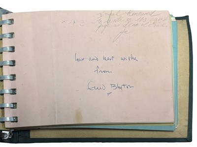 Lot 840 - FRIENDSHIP BOOK: Signed by friends of vendor's...