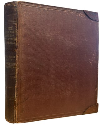 Lot 687 - LIBER QUOTIDIANUS CONTRAROTULATORIS GARDEROBAE...