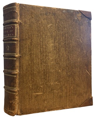 Lot 682 - JOHN JORTIN: THE LIFE OF ERASMUS , VOL II,...