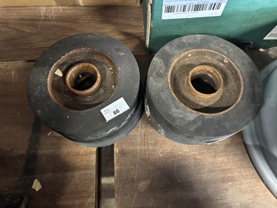 Lot 86 - Quantity of four wheels
