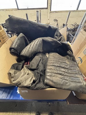 Lot 117 - Further box of motorcycle leathers