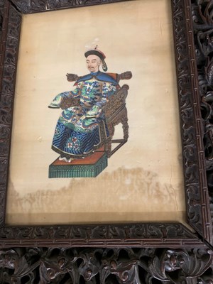Lot 2 - Chinese School, 19th century, Seated court...