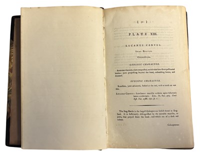 Lot 44 - E DONOVAN: THE NATURAL HISTORY OF BRITISH...