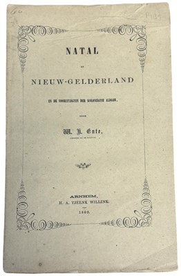 Lot 1114 - SOUTH AFRICA COLONIZATION. NATAL EN...