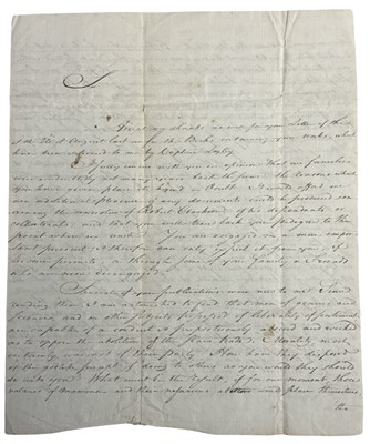 Lot 1009 - ABOLITION OF SLAVERY - EYE WITNESS ACCOUNT OF...