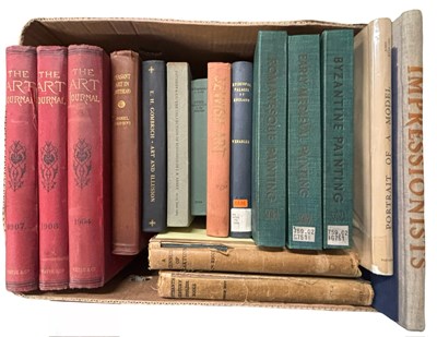 Lot 751 - One box of large format art related books....