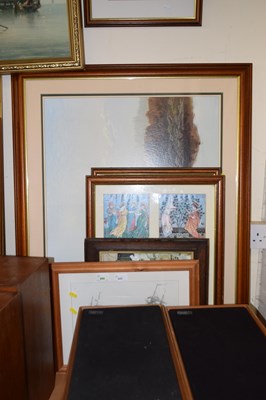 Lot 689 - Four assorted pictures and prints