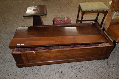 Lot 249 - Mahogany side table converted from a georgian...