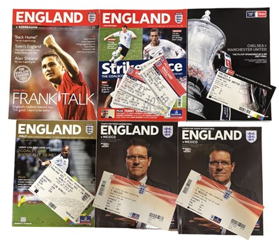 Lot 146 - A collection of various England football...