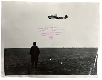 Lot 145a - SIR WINSTON CHURCHILL[?] B/W photograph of the...