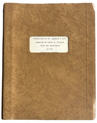 Lot 1053a - MAURITIUS. Scientific Expedition Typescript...