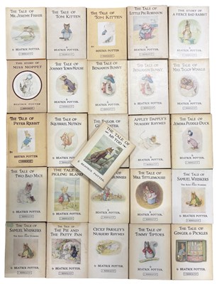 Lot 846a - A collection of BEATRIX POTTER BOOKS. 26 in...