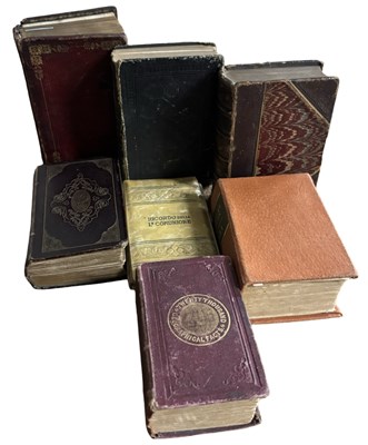 Lot 738a - 32mo, Near miniature bindings including; a...