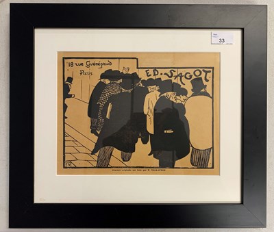 Lot 33 - Felix Vallotton (Swiss, 1865-1925), 'The Print...