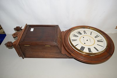 Lot 11 - A vintage Corbetts patent time clock set in a...