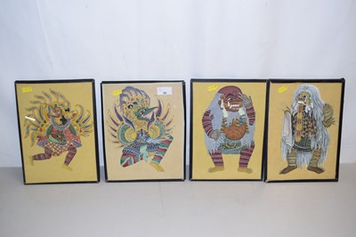 Lot 39 - Group of four Indonesian or Bali embroideries...