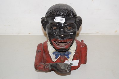 Lot 40 - A vintage metal money box