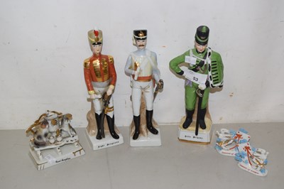 Lot 53 - Three military figures from the Regal House...