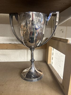 Lot 63 - A silver plated trophy for The Coronation...