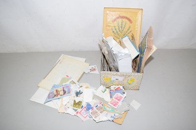 Lot 89 - Box containing a quantity of ephemera,...