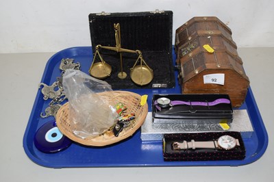 Lot 92 - Tray containing a quantity of wristwatches,...