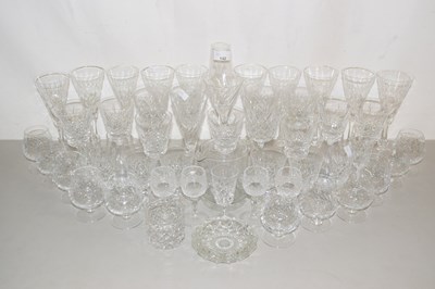 Lot 142 - Quantity of glass wares, wine glasses,...