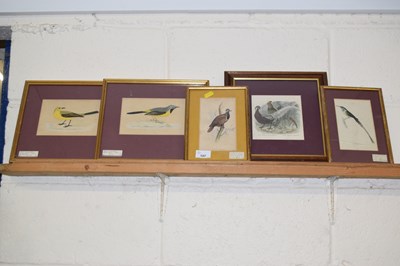 Lot 197 - Five 19th Century coloured engravings and...