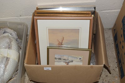 Lot 245 - Box containing a quantity of prints including...