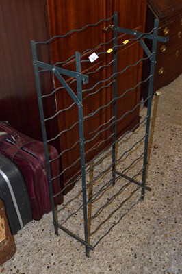 Lot 224 - Metal wine rack