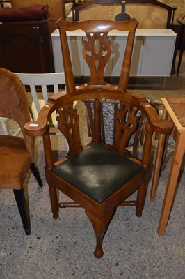 Lot 251 - Decorative corner chair