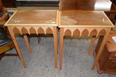 Lot 252 - Pair of side tables