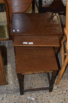 Lot 300 - A nest of three tables