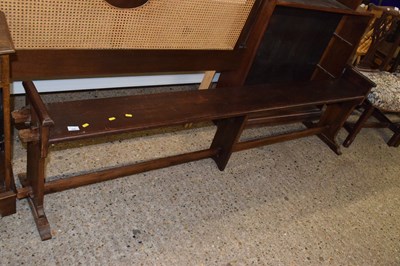 Lot 276 - Modern refectory style bench seat, length...