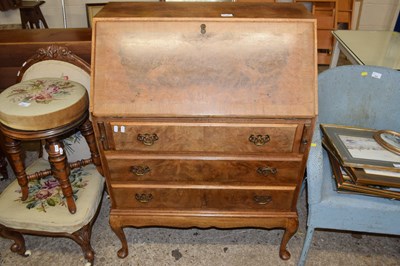Lot 308 - 20th Century drop front bureau
