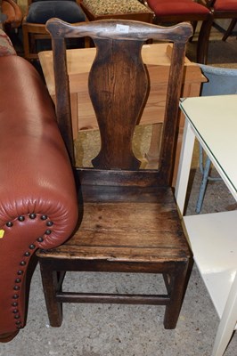 Lot 317 - Oak side chair