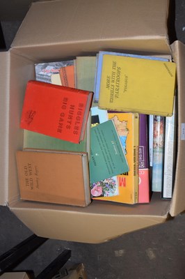 Lot 574 - Box of various vintage books mostly hardbacks