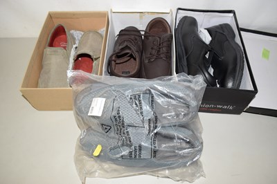Lot 585 - Four pairs of mens shoes, size 10