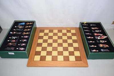 Lot 597 - Mixed lot of various boxed resin chess pieces