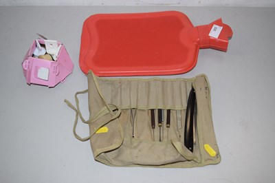 Lot 626 - Mixed lot to include a hot water bottle and a...