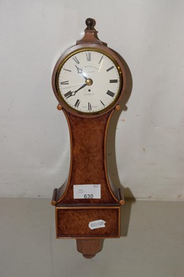 Lot 630 - A John Moore & Sons hanging wall clock 9...
