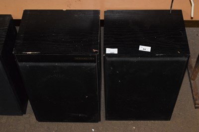 Lot 696 - A pair of Heybrook speakers
