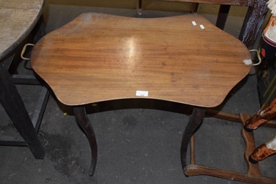 Lot 708 - A vintage wooden table