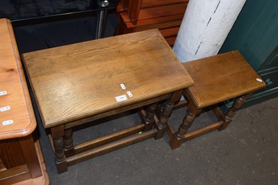 Lot 746 - A nest of three tables