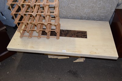 Lot 779 - A modern simulation marble coffee table