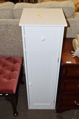 Lot 782 - A bathroom tall boy in white