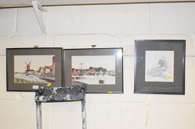 Lot 808 - A pair of framed and glazed riverside prints