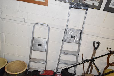 Lot 809 - A pair of stepladders