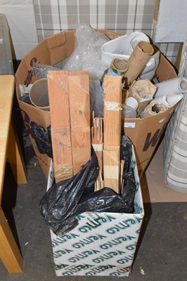 Lot 826 - Two large boxes of artists supplies