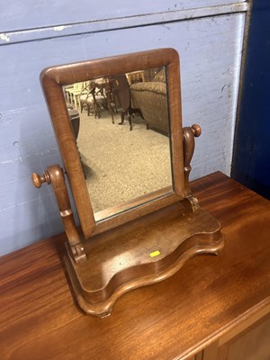 Lot 291B - Mahogany dressing table mirror