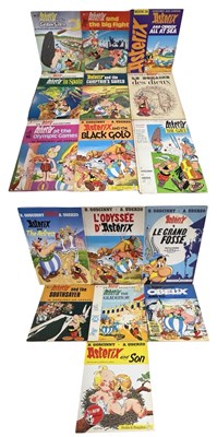 Lot 16 - ONE BOX: Various Asterix books